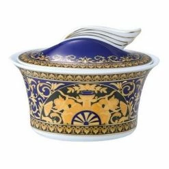Rosenthal - Versace Ikarus Medusa Blue Sugar Bowl 207ml