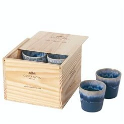 Costa Nova - Grespresso Lungo Cup Denim Set Of 8pce