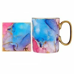 Ashdene - Gemstones Smithsonite Mug & Coaster Set