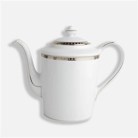 Bernardaud - Athena Platinum Coffee Pot 1L/12 Cups 1 Bernardaud - Athena Platinum Coffee Pot 1L/12 Cups
