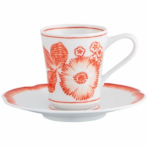 Vista Alegre - Coralina Coffee Cup & Saucer 1 Vista Alegre - Coralina Coffee Cup & Saucer