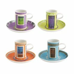 Vista Alegre - Olhar O Brasil Windows Cup & Saucer 8pce