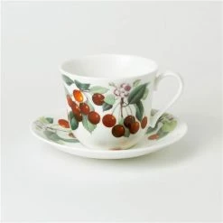 Roy Kirkham - Cherries Breakfast Cup & Saucer Set 2pce