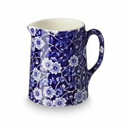 Burleigh - Blue Calico Tankard Creamer Jug Mini 160ml