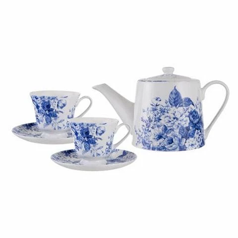 Ashdene - Provincial Garden Teapot & 2 Teacup Set 1 Ashdene - Provincial Garden Teapot & 2 Teacup Set