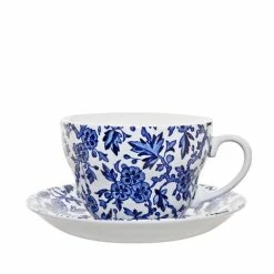 Burleigh - Blue Arden Breakfast Cup & Saucer Set 420ml 2pce