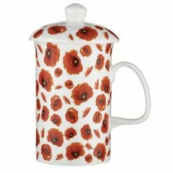 Ashdene - Red Poppies Infuser Set 3pce