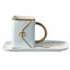 Ashdene - Designers Delight Pale Blue Mug & Plate Set