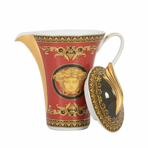 Rosenthal - Versace Medusa Cream Jug Red 1 Rosenthal - Versace Medusa Cream Jug Red