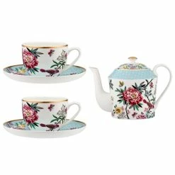 Ashdene - Jardin Peony Teapot And Teacup & Saucer Set 5pce