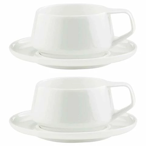 Noritake - Marc Newson By Noritake Cup&Saucer Pair Set 2pce 1 Noritake - Marc Newson By Noritake Cup&Saucer Pair Set 2pce