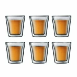 Bodum - Canteen Small Double-Walled Thermo Glass Set 6pce