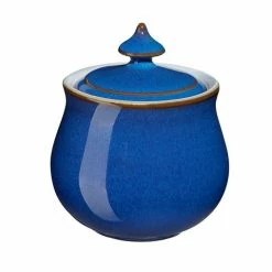 Denby - Imperial Blue Covered Sugar Bowl