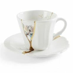 Seletti - Kintsugi Coffee Cup With Saucer Design 3