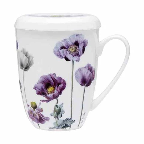 Ashdene - AWM Collection Purple Poppies Infuser Set 3pce 1 Ashdene - AWM Collection Purple Poppies Infuser Set 3pce