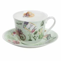 Roy Kirkham - Breakfast Cup & Saucer In The Garden