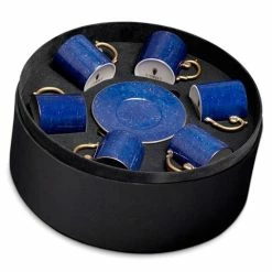 L'Objet - Lapis Espresso Cup & Saucer Set 6pce