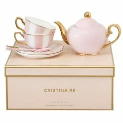 Cristina Re - Signature Blush Tea Set For 2 5pce