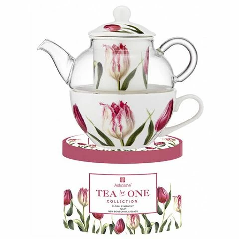 Ashdene - Floral Symphony Tulip Tea For One 1 Ashdene - Floral Symphony Tulip Tea For One