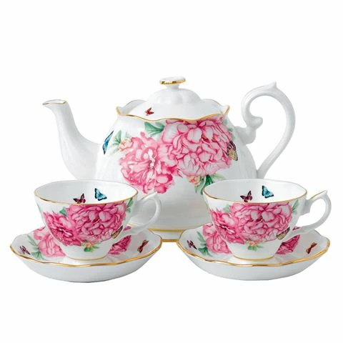 Royal Albert - Miranda Kerr Friendship Tea For Two Set 5pce 1 Royal Albert - Miranda Kerr Friendship Tea For Two Set 5pce