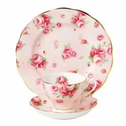 Royal Albert - 100 Years 1980s Rose Blush Set 3pce