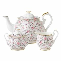 Royal Albert - Rose Confetti Teapot Set 3pce